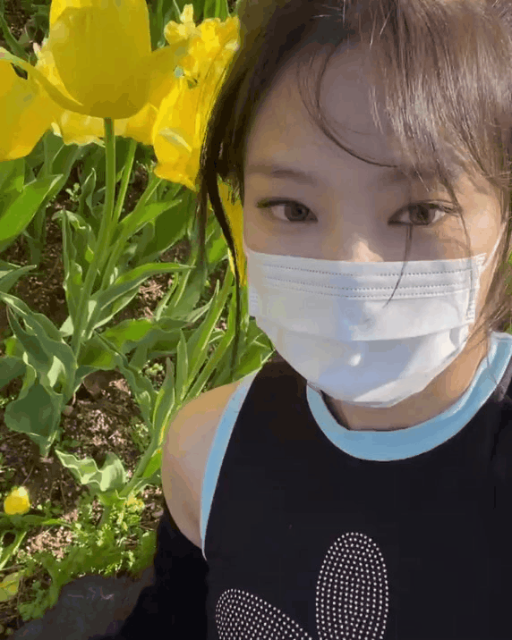 파주 수목원 놀러간 블랙핑크 제니