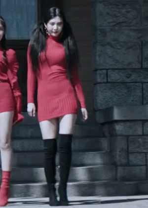    레드벨벳 조이....빨간 드레스.....흔들기...