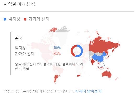 박지성 VS 카가와 신지 전세계 인지도를 한번 찾아봤어요