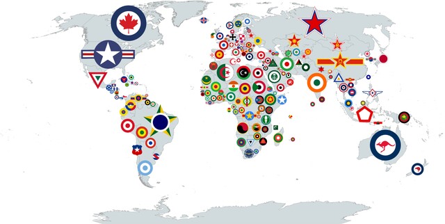 전세계 공군기 모양