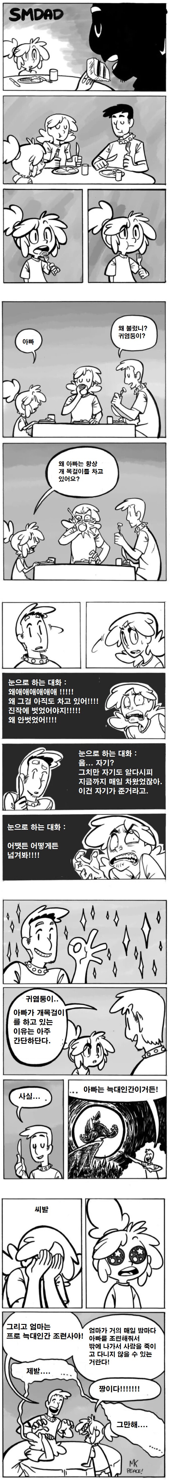 개목걸이를 찬 이유