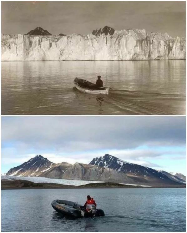 북극 100년전과 현재