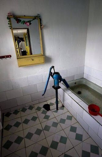 북한 중간간부급 욕실
