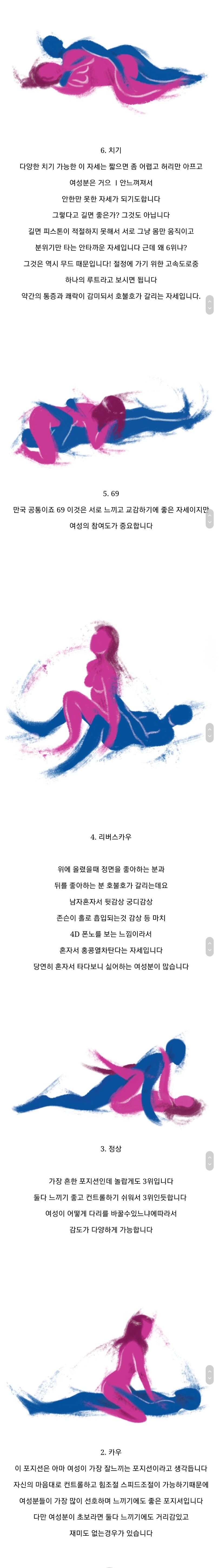 ㅇㅎ?) 남자가 좋아하는 ㅅㅅ포지션 베스트 탑텐10.