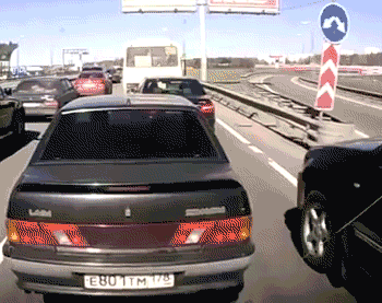 러시아 성님들의 도로 운행중 시비 해결 방법