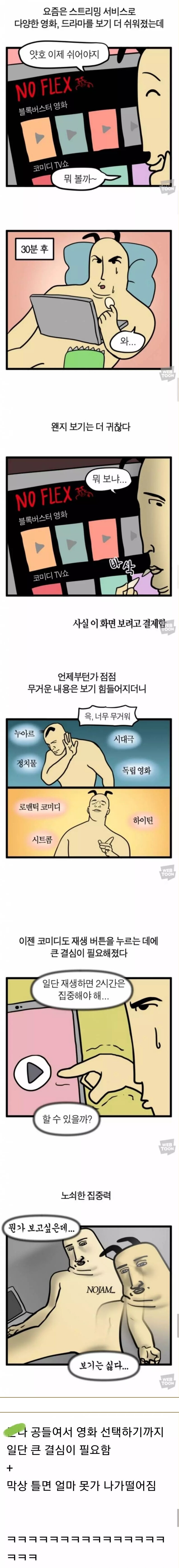 넷플릭스 결제하고 잘 안 보는 사람 특징