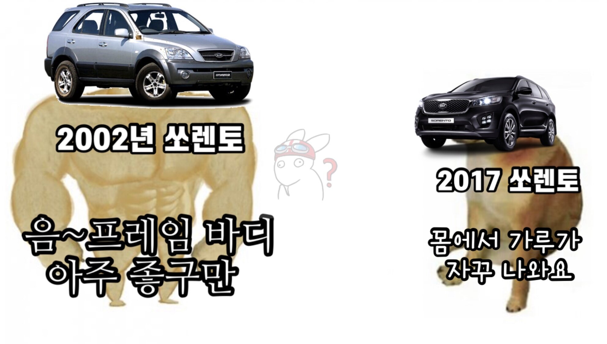 시바견 자동차 패러디