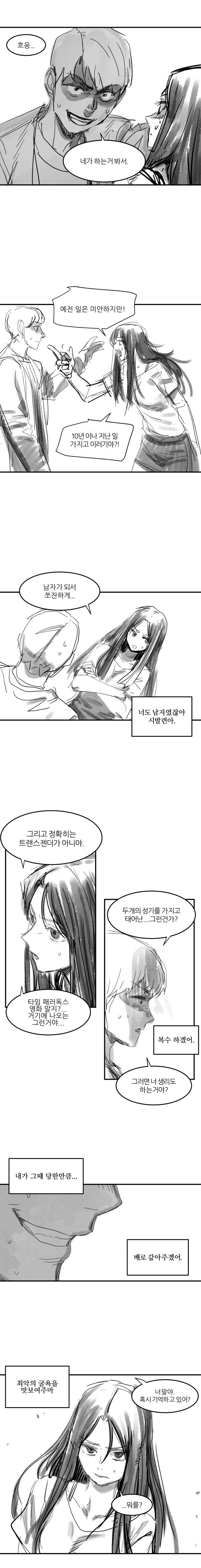 중딩시절 나를 괴롭히던 일진이 친구의 약혼녀인 manhwa