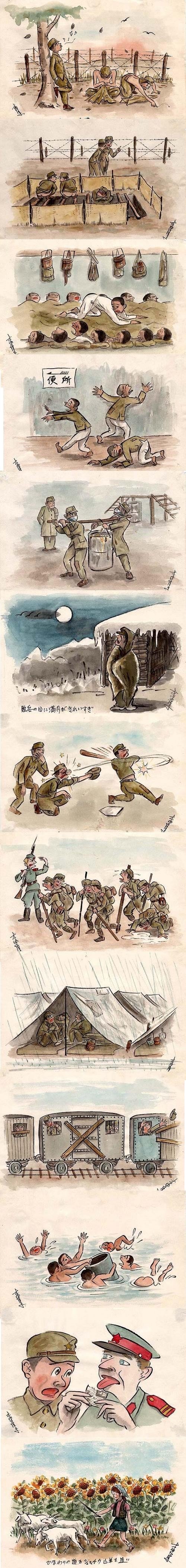 2차대전후 일본군 포로들의 소련생활