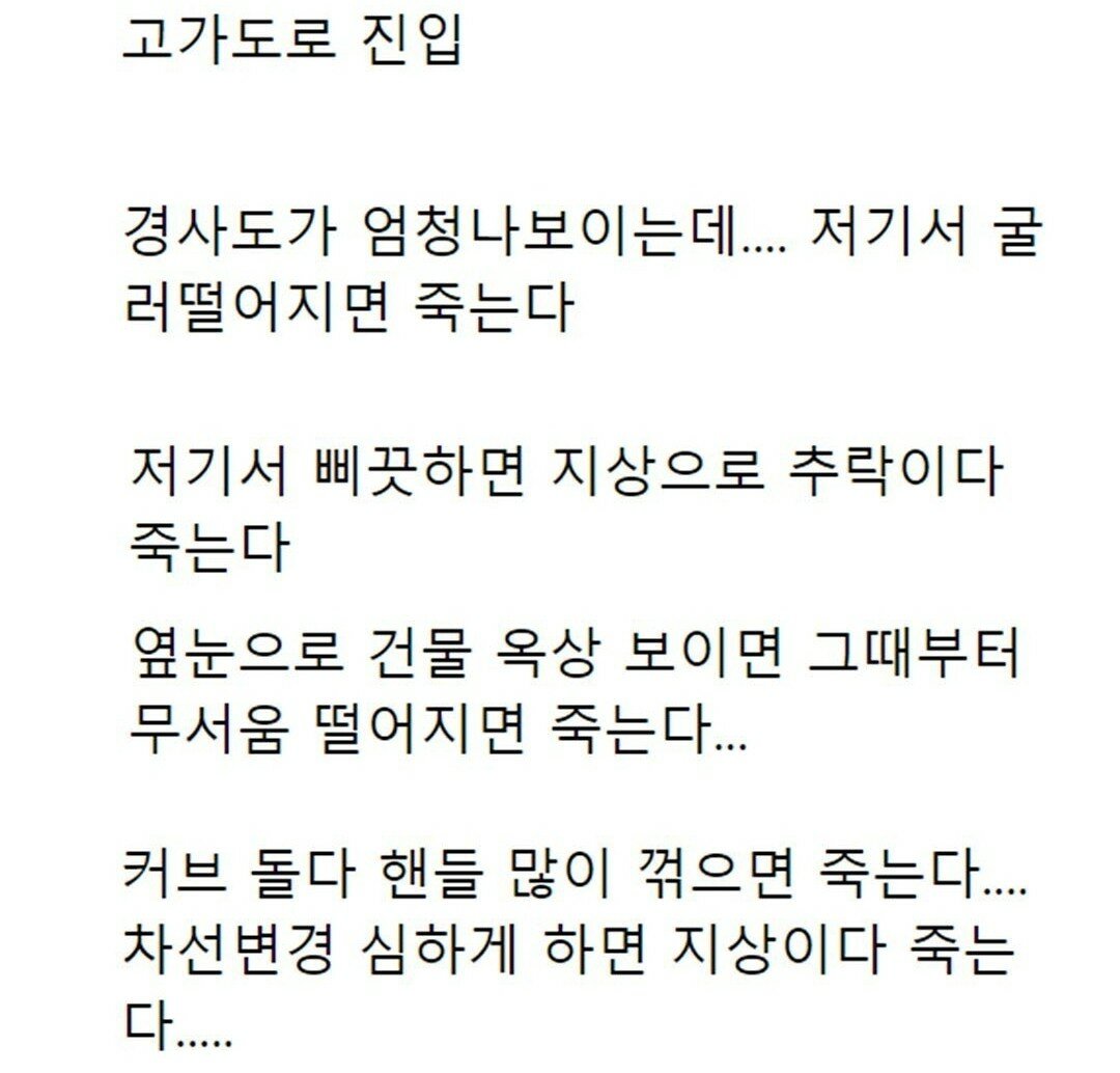 초보 운전자들 공감 모음