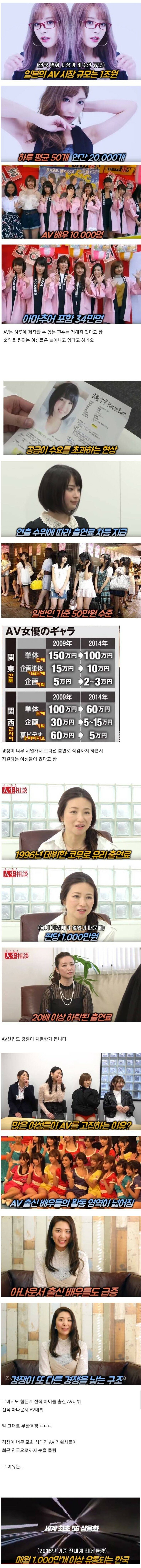 어른배우들이 한국 러시하는 이유