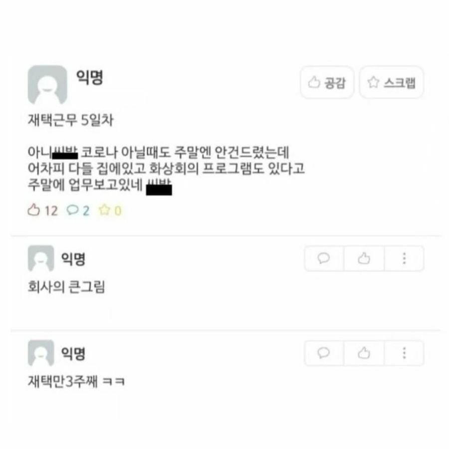 8일간의 재택근무