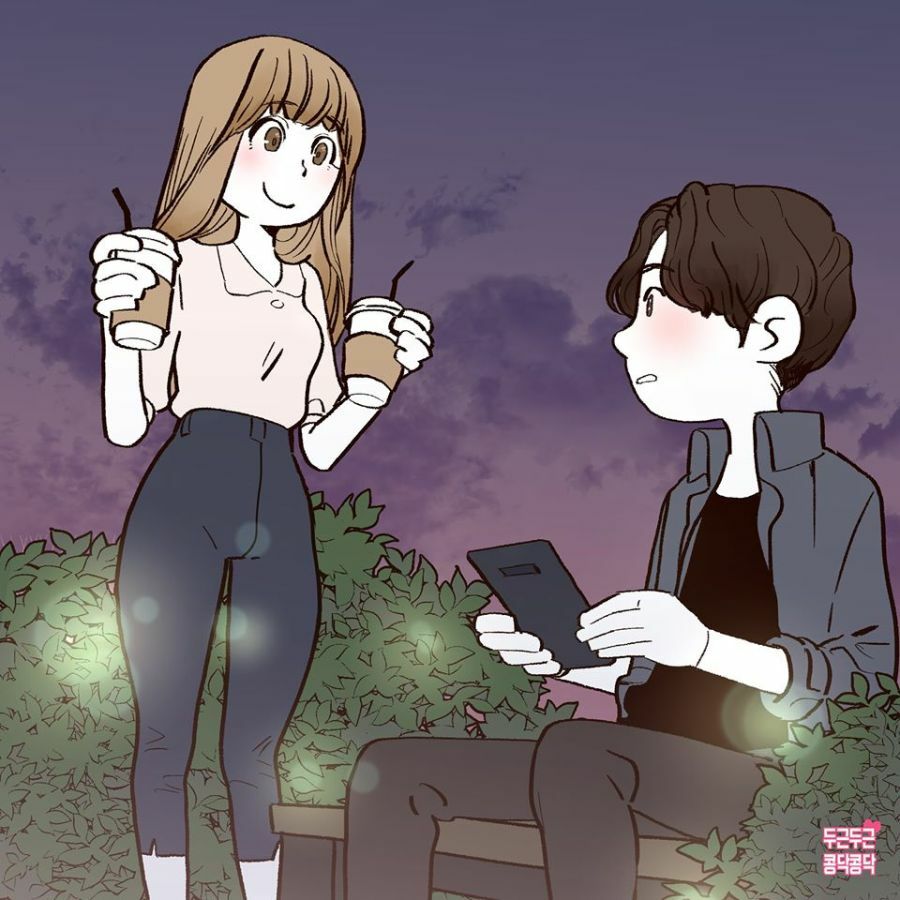 달을 보는 manhwa