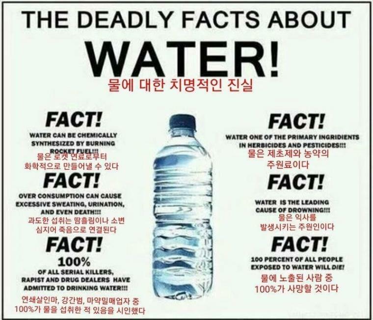물에 대한 충격적인 진실
