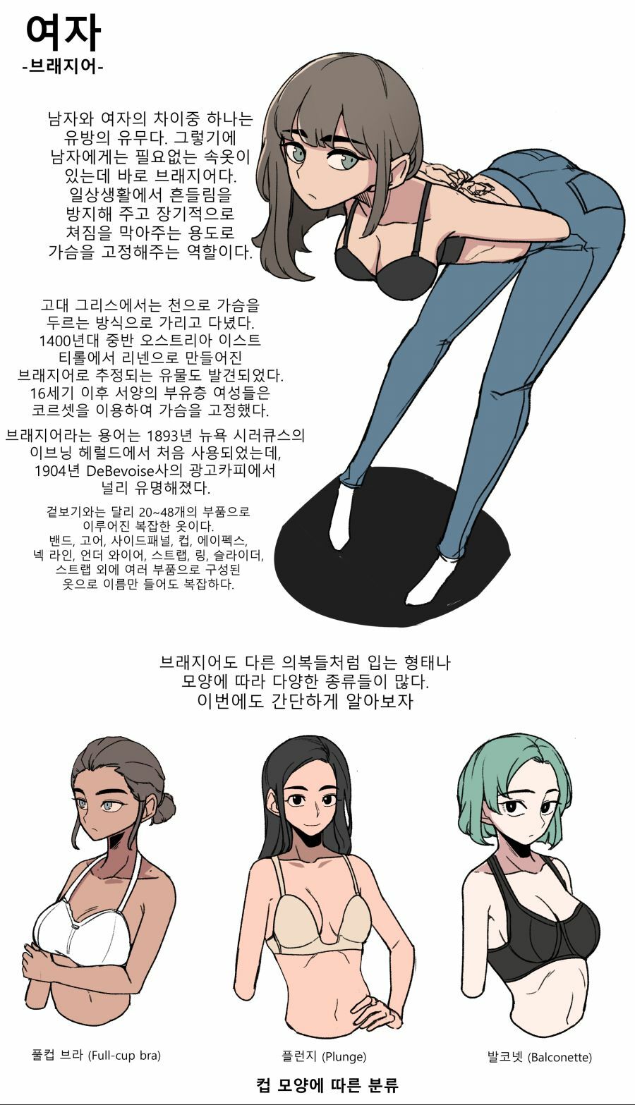 약후방)속옷 알아보는 만화