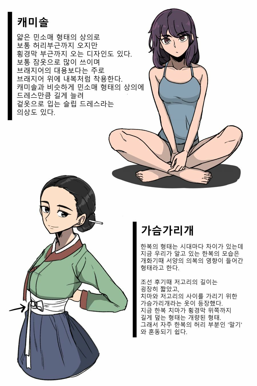 약후방)속옷 알아보는 만화