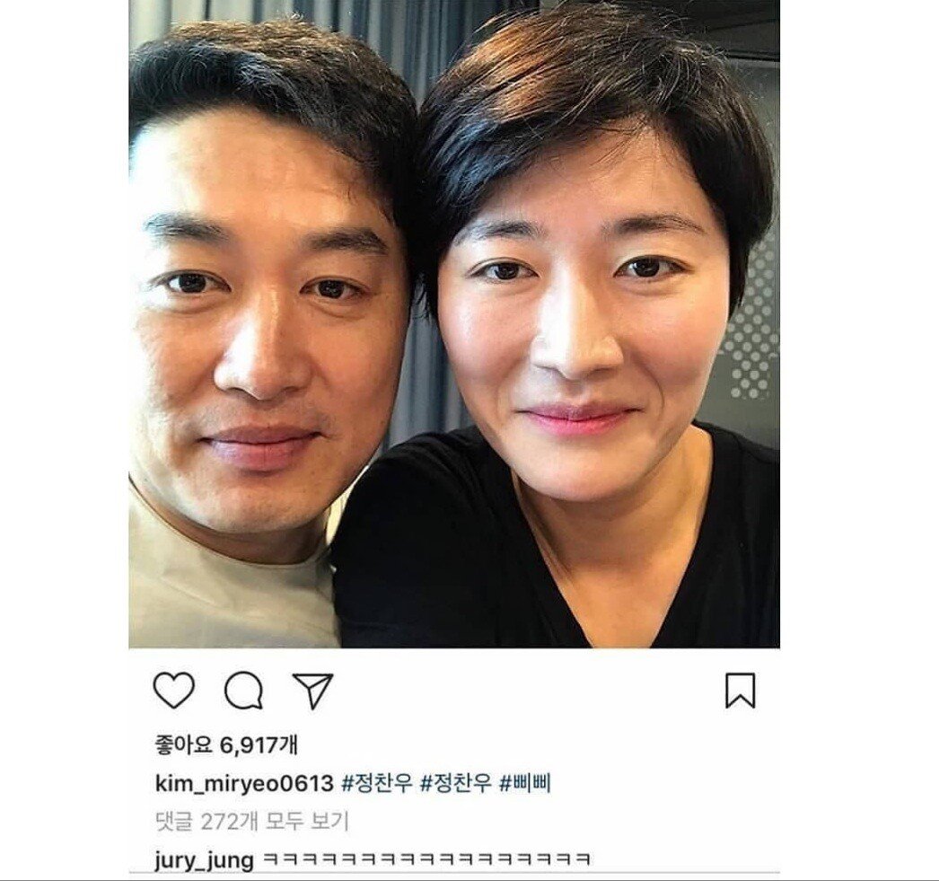 김미려 인스타에 정찬우 댓글빌런