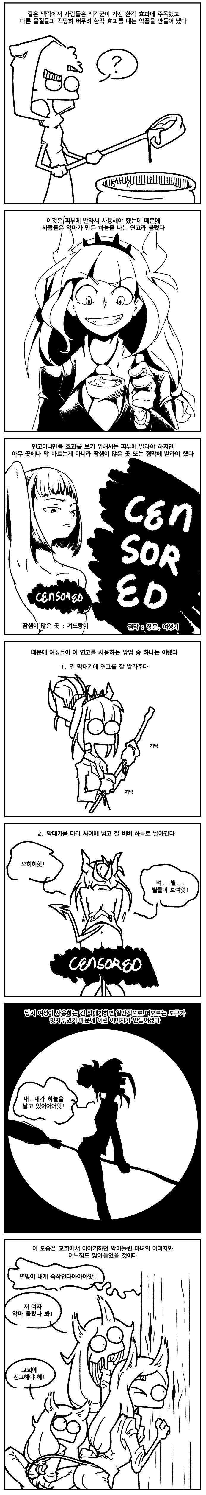 마녀와 빗자루 만화