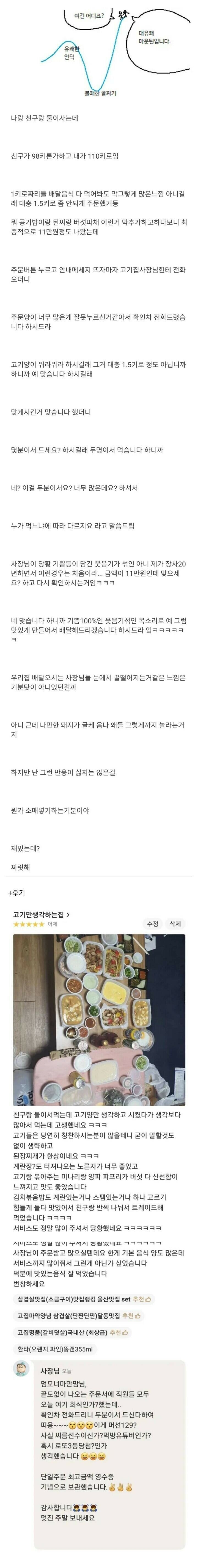 배달음식 11만원어치 먹은 썰.jpg