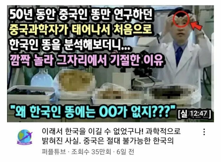 국뽕 유튜브 근황