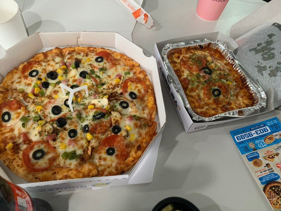 피자 레귤러  스파게티