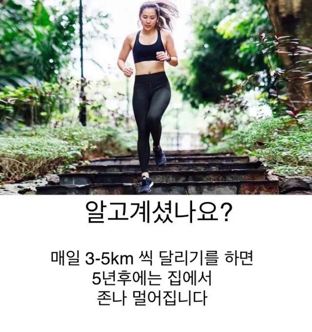 매일 35km 달리기를 하면 안되는 이유