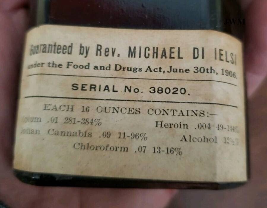 1900년대 초반 감기약들 상태 헤으응아앙