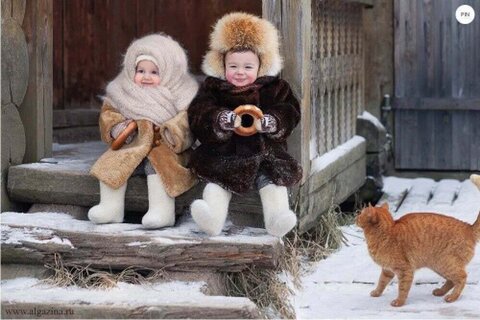 불곰국 아가들의 겨울 모습