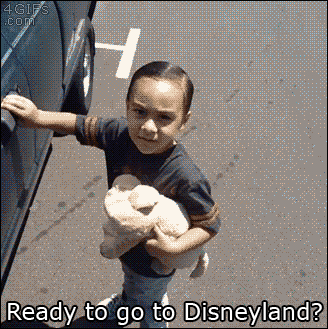 디즈니랜드에 갈 준비 되었니?
