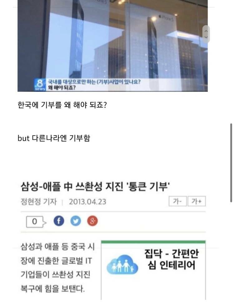 대기업 기부순위