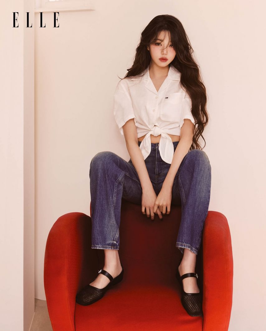 아이브 장원영 ELLE 타미진스