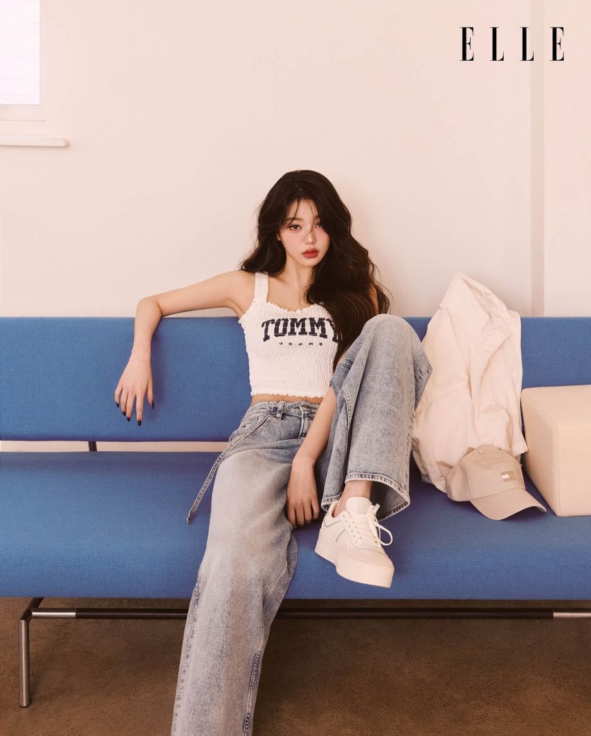 아이브 장원영 ELLE 타미진스