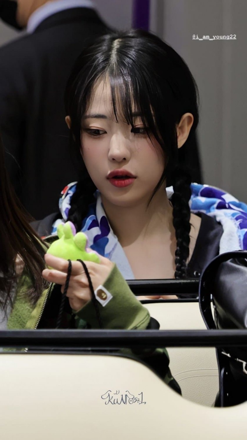 카트타고 쭈굴대는 QWER 멤버들